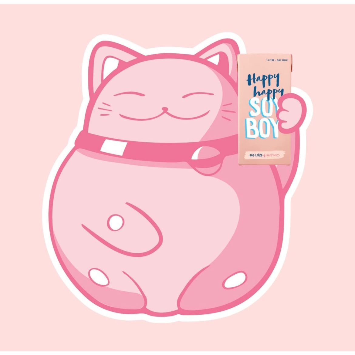 Happy Happy Soy Boy 6 x 1L $5.00 per unit